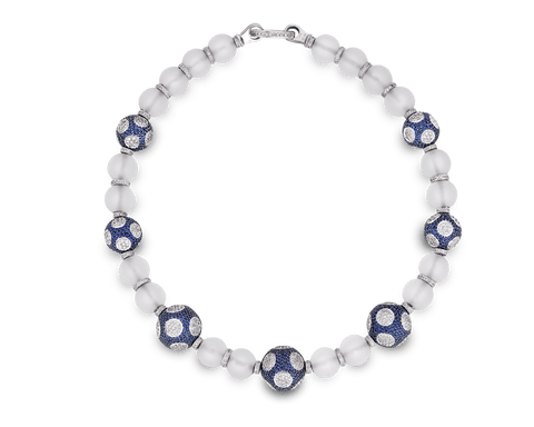 Bulgari Enigma Sapphire and Diamond Necklace