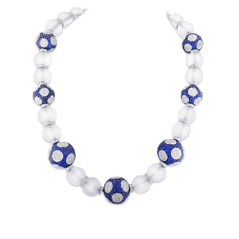 Bulgari Enigma Sapphire and Diamond Necklace