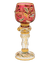 Enameled Glass Wine Goblet by Moser