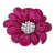 Ruby Flower Brooch, 93.28 carats