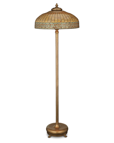 Tiffany Studios Greek Key Floor Lamp