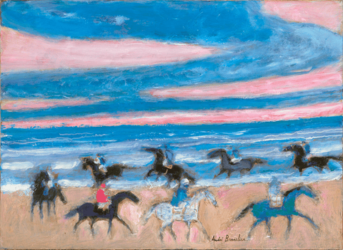 La ronde des cavaliers by André Brasilier