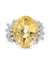 Untreated Ceylon Yellow Sapphire Ring, 30.48 Carats