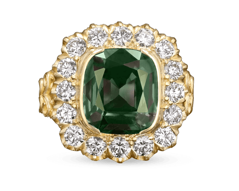 Cartier Color-Change Ceylon Alexandrite Ring, 6.29 Carats
