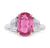 Padparadscha Sapphire Ring, 3.08 Carats