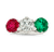 Ruby, Diamond and Emerald Ring