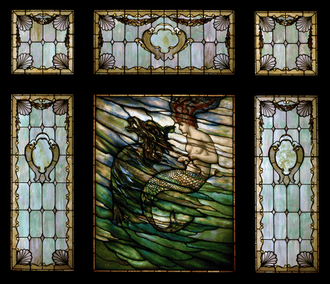 Tiffany Studios Mermaid Window