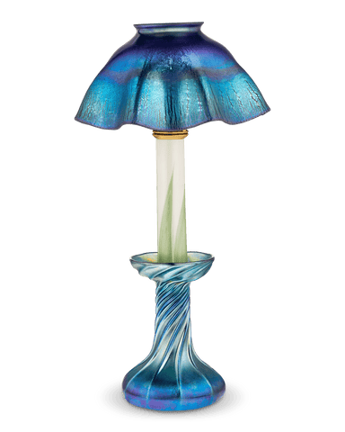 Tiffany Studios Favrile Candlestick Lamp