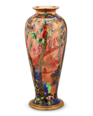 Wedgwood Fairyland Lustre Imps on a Bridge Vase
