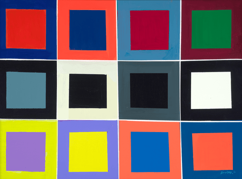 Abstract with Squares by Frank Sinatra