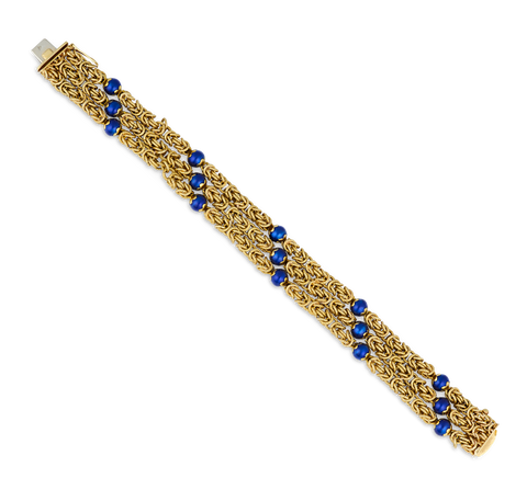 Tiffany & Co. Enamel and Gold Bracelet