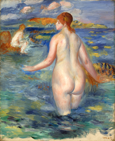 Baigneuses à Guernsey by Pierre-Auguste Renoir