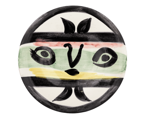 Visage No. 101 Ceramic Plate by Pablo Picasso