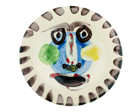 Visage No. 202 Ceramic Plate by Pablo Picasso