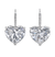 Heart-Shaped Golconda Diamond Earrings, 22.23 Carats