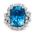 Blue Zircon Ring, 19.54 Carats