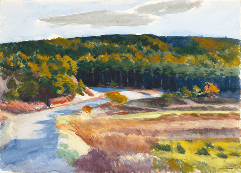 Longnook Valley by Edward Hopper