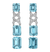 Salavetti Unheated Aquamarine Earrings, 38.84 Carats