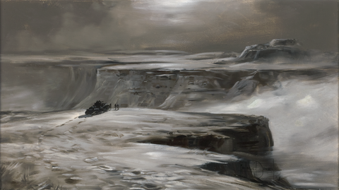 The Pursuit of Rommel by Montague Dawson