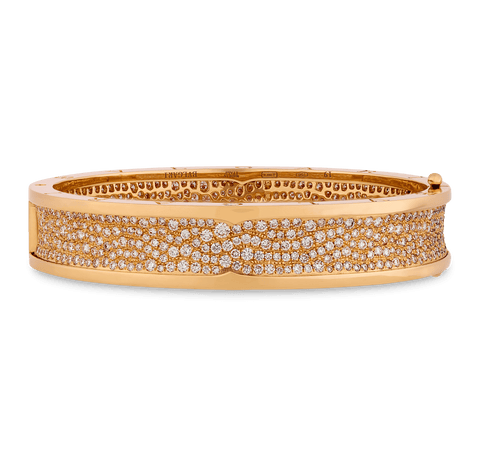 Bulgari B.zero1 Rose Gold and Diamond Bracelet