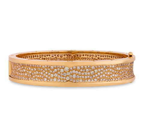 Bulgari B.zero1 Rose Gold and Diamond Bracelet
