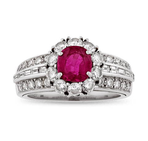 Van Cleef & Arpels Ruby Ring, 1.20 Carats