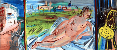 Composition en trois parties by Raoul Dufy
