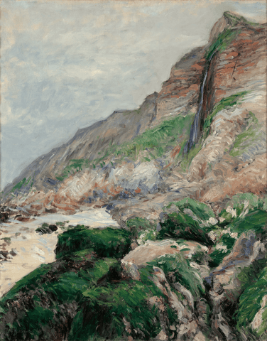 Falaise en Normandie by Gustave Caillebotte