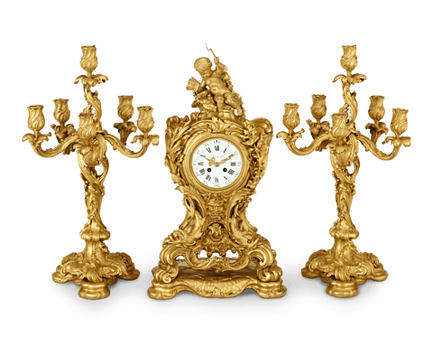 Tiffany & Co. Exhibition Clock Garniture