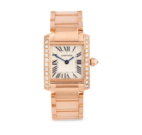 Cartier Tank Française Rose Gold Watch