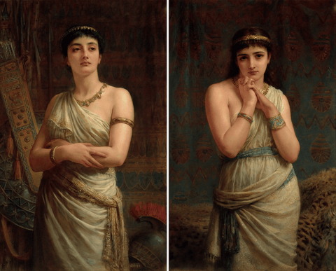 Merab and Michal by Edwin Longsden Long