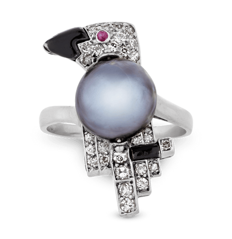 Cartier Art Deco Bird Ring