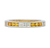 Raymond Yard White and Yellow Diamond Eternity Ring