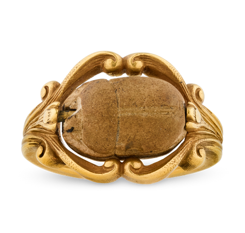 Louis Comfort Tiffany Scarab Ring