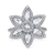 Floral Rose Cut Diamond Ring, 1.54 Carats