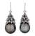 Tahitian Pearl and Diamond Earrings