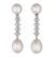 South Sea Pearl and Diamond Drop Earrings