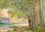 The Effect of Sun on the Banks of the Loing by Francis Picabia