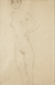 Standing Female Nude by Gustav Klimt
