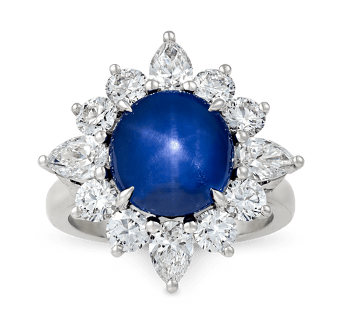 Oscar Heyman Ceylon Star Sapphire Ring, 8.33 Carats