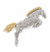 Diamond Horse Brooch, 14.27 Carats