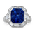 Royal Blue Ceylon Sapphire Ring, 4.71 Carats