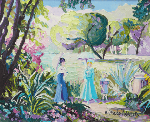 Après-midi au jardin by H. Claude Pissarro