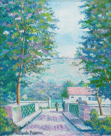 La maison du fils Rétout, près du pont à Berjou by H. Claude Pissarro