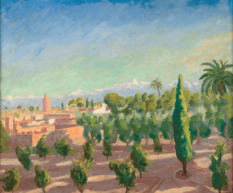 Garden at Marrakech by Winston Churchill