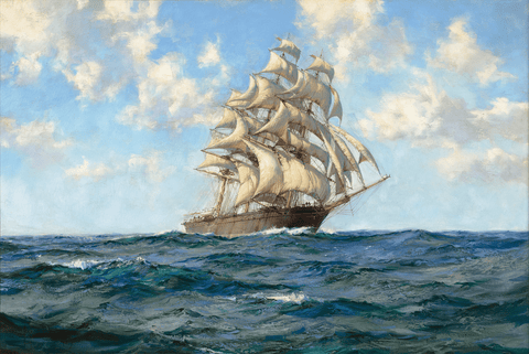 Blue Seas—The Maitland by Montague Dawson
