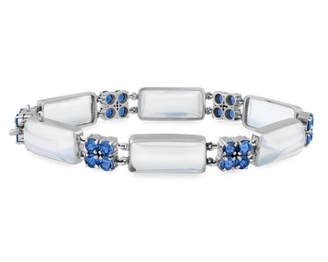 Louis Comfort Tiffany Moonstone and Sapphire Bracelet