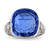 Art Deco Intaglio Untreated Ceylon Sapphire Ring, 11.48 Carats