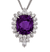 Madagascar Purple Sapphire Necklace, 37.73 Carats