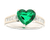Heart-Shaped Emerald Ring, 1.97 Carats